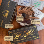 Premium ingredient arabic oud bakhoor incense for prayer time