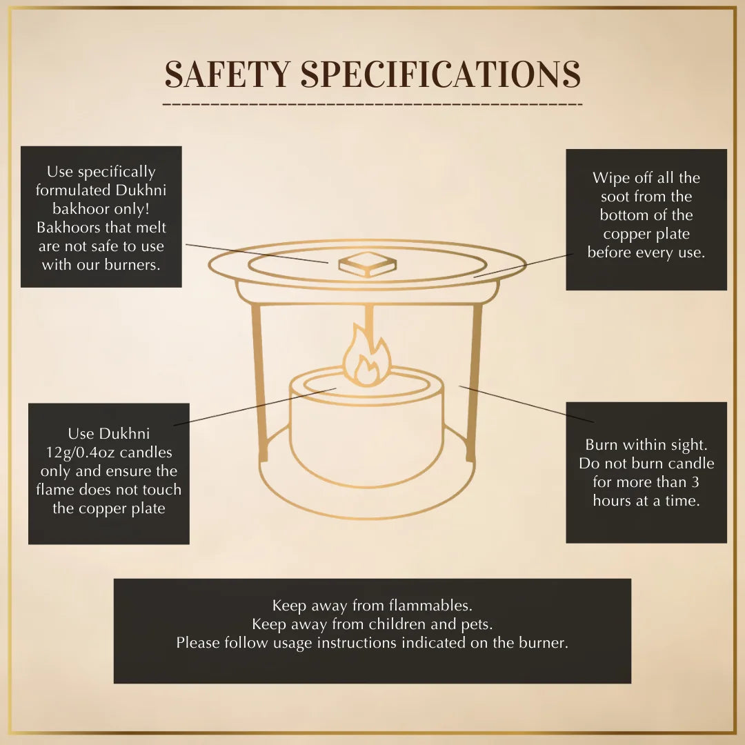 6 Safety Specifications While Using Dukhni Smokeless Burner Safe For Pets Kids US