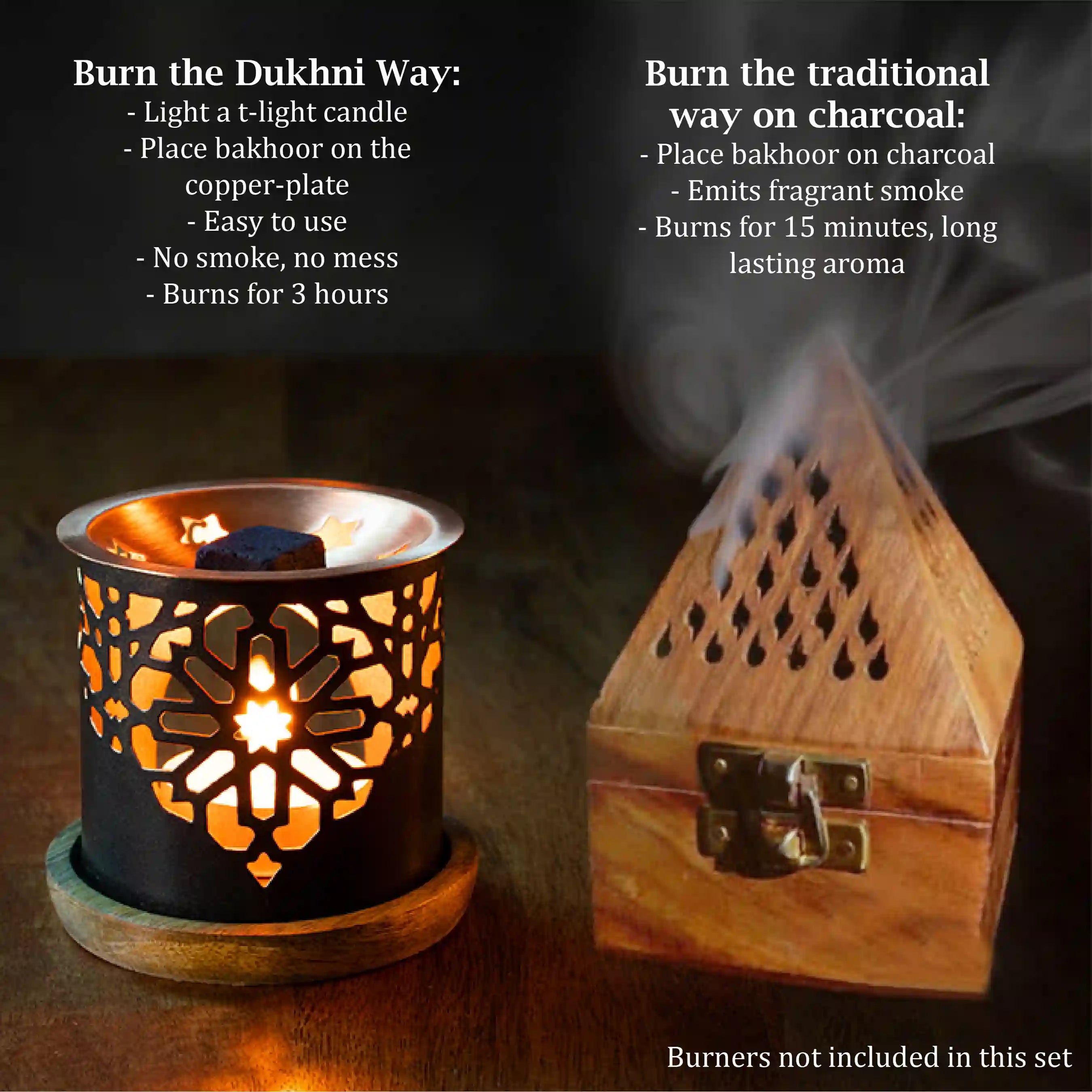 Oud bakhoor to use with charcoal burner