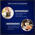 Burn Dukhni Premium Oud Ibtisam Bakhoor On Dukhni Smokeless Burner Non Toxic Smoke Free Or Charcoal US