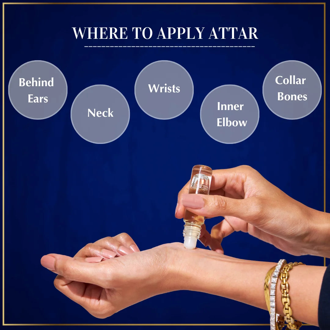 Dukhni Arabic Attars In Luxury Attar Set Apply On Wrist Neck Inner Elbow Collar Bone Long Lasting Fragrance US