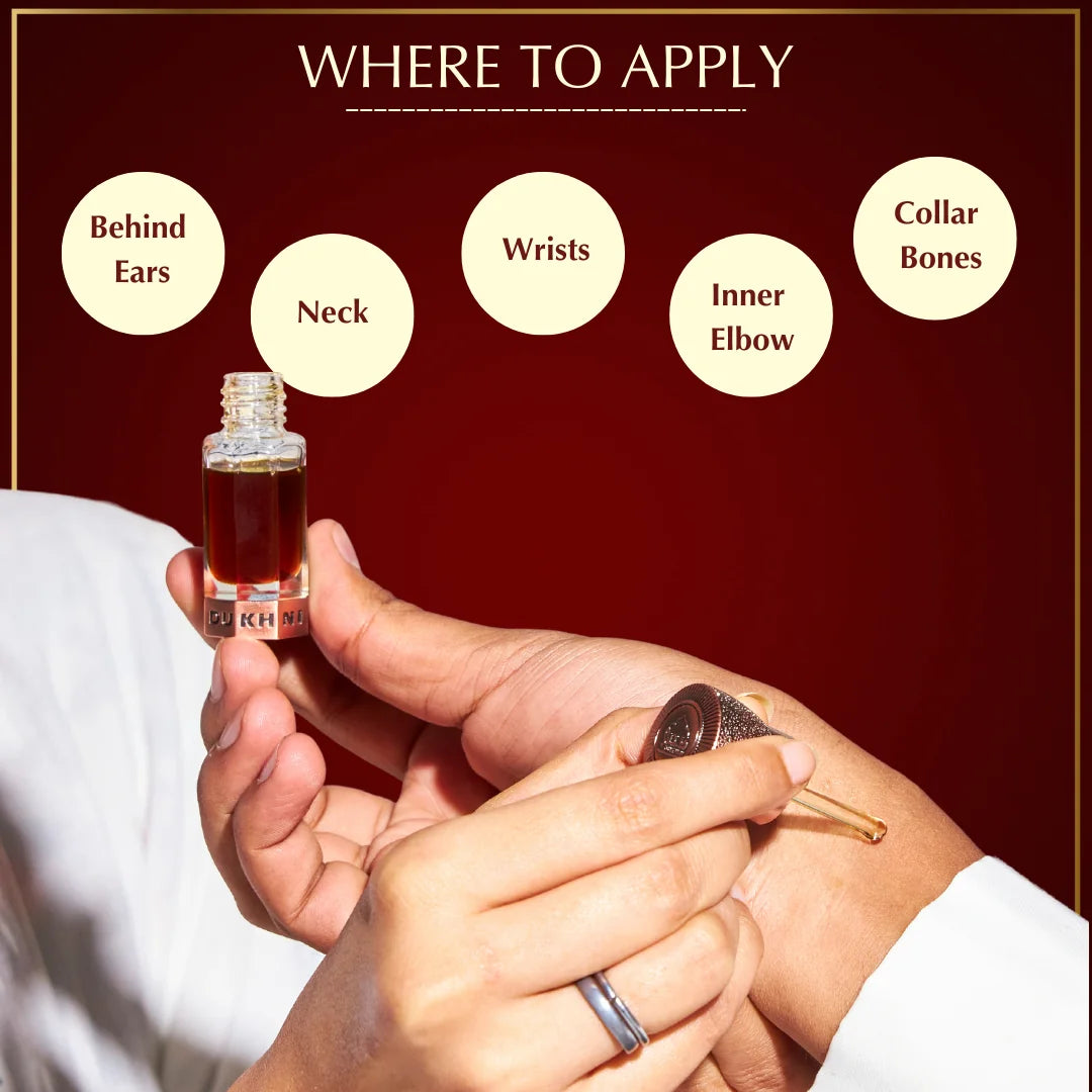 Where to apply attar oil premium attar