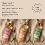 Get 3 250ml Mist Sprays Oud Based Mist Natural Oud Room Freshner For Sofa Bed Linen Long Lasting Scent US