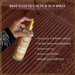 Oud Spray Perfect For Every Space Use On Prayer Mat Living Room Bathroom Car Study Room Kitchen Upholstery US