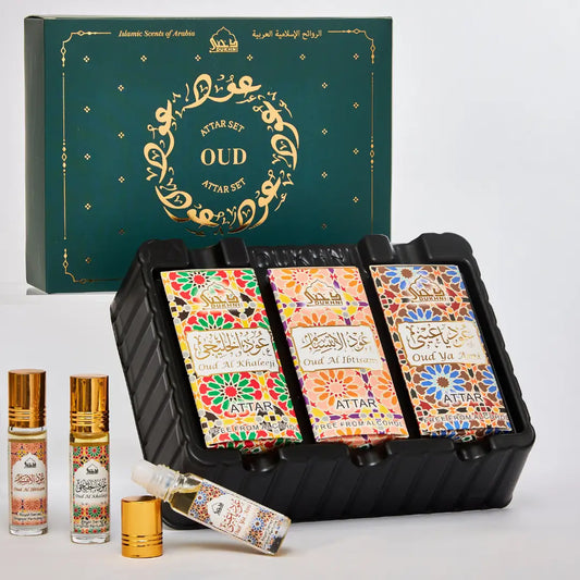 Oud Attar Oil Set