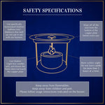 Safety Specifications While Using Dukhni Tree Of Life Smokeless Burner Safe For Pets Kids UK