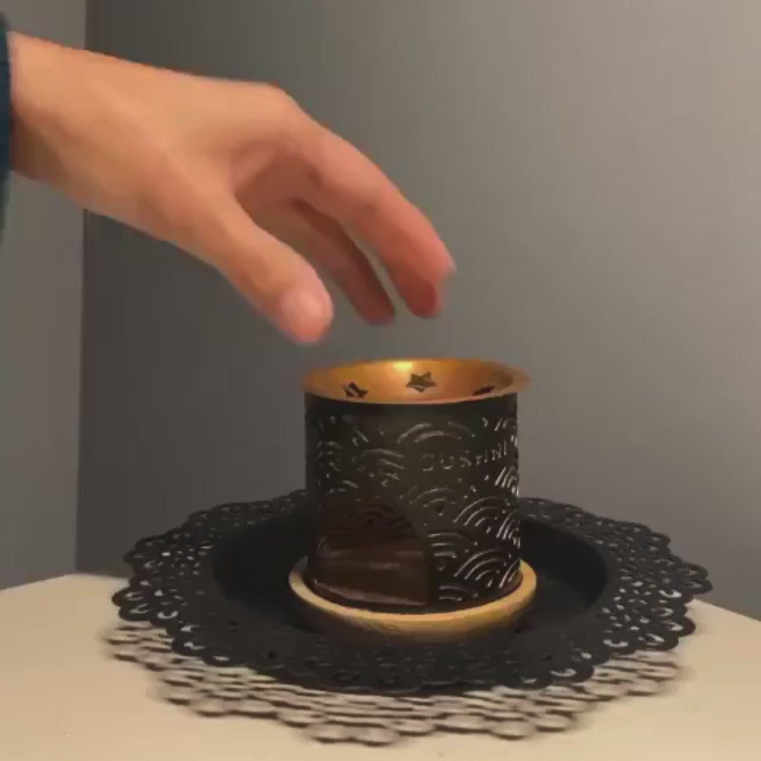 How To Burn Oud Bakhoor On Dukhni 
 Smokeless Burner US