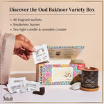10 Assorted Scents 40 Pieces Arabic Incense Bakhoor Gift Set Oudh Bakhoor Long Lasting Aroma Smokeless Burner US