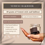 40 Grams Luxurious Arab Oudh Incense Authentic Yemeni Receipe Nashwan Bakhoor Long Lasting Oudh Home Fragrance US