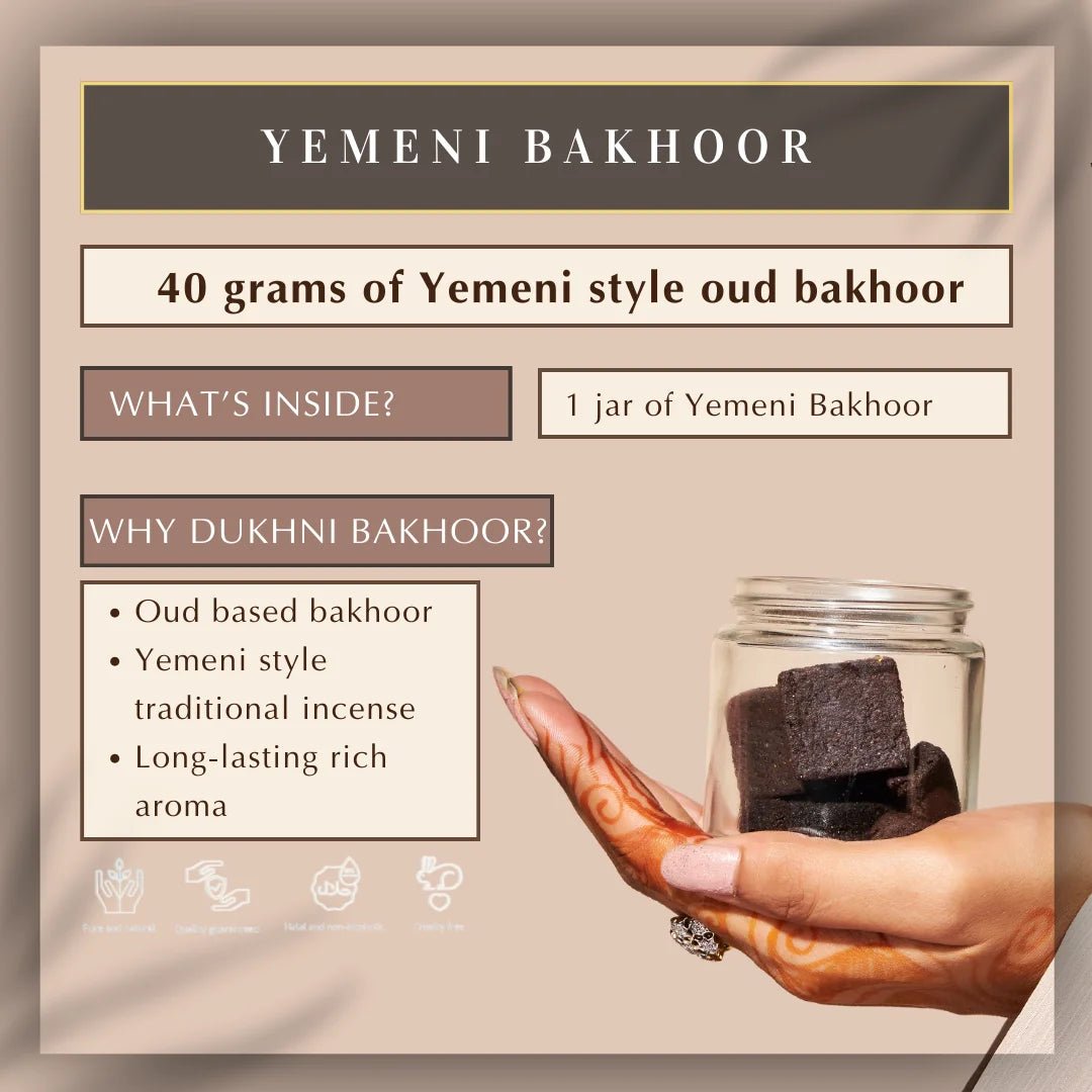 40 Grams Luxurious Arab Oudh Incense Authentic Yemeni Receipe Nashwan Bakhoor Long Lasting Oudh Home Fragrance US