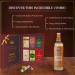 6 6ml Floral Non Alcoholic Arabic Roll On Perfume Oils And 250ml Oud Ibtisam Room Spray Natural Mist Air Freshner US