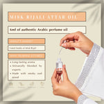 6ml Misk Rijali Attar Oil Non Alcoholic Arabic Attar Oil By Dukhni Blended By Experts Oud Musk Perfume Oil US