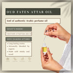 6ml Oud Faten Non Alcoholic Arabic Roll On Perfume Oil Pure Concentrated Oil Arabic Attar Halal Eid Gift US