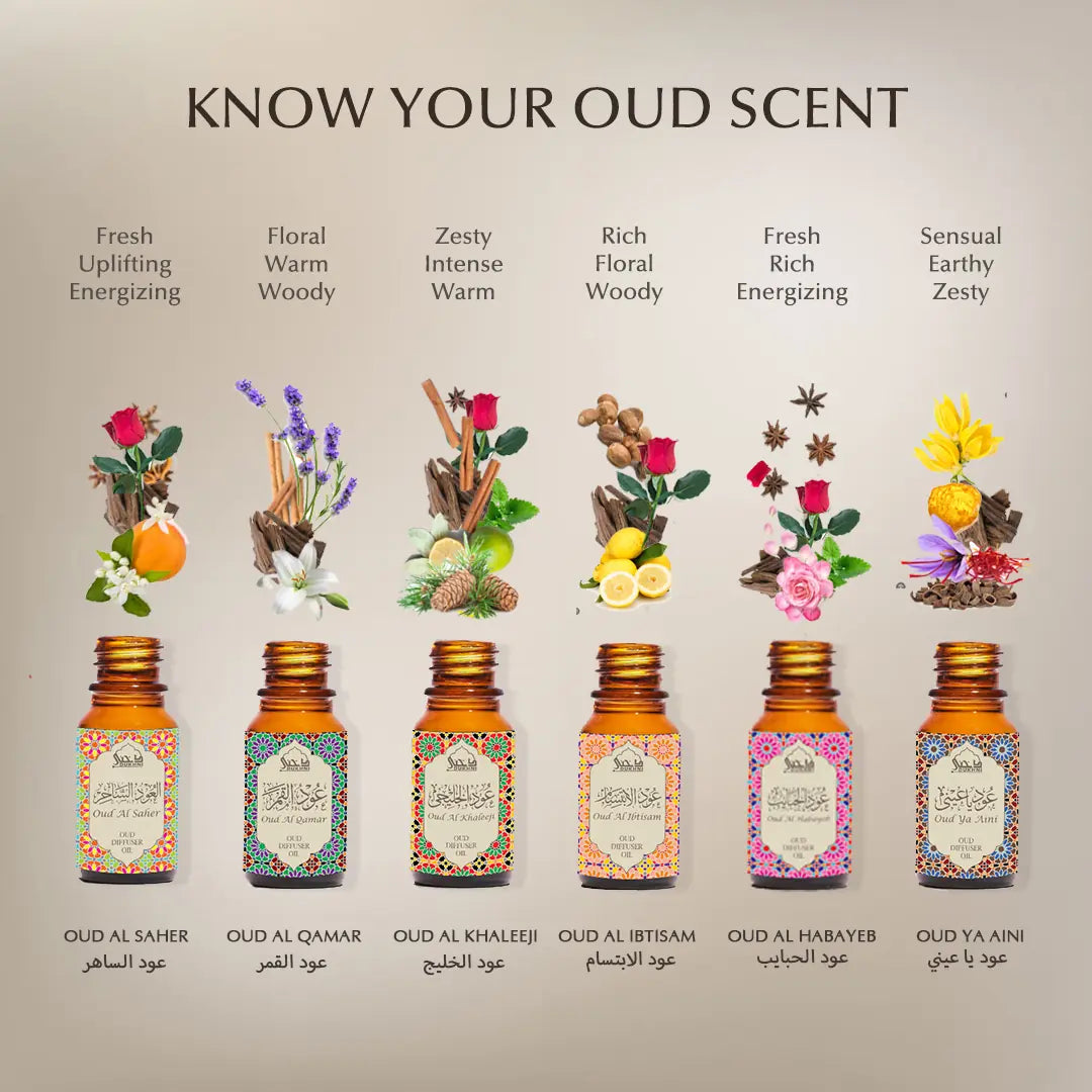 Arabic Oud Diffuser Oils Floral Citrus Earthy Oud Arabic Scent Halal Oil For Diffuser Burner Humidifier US