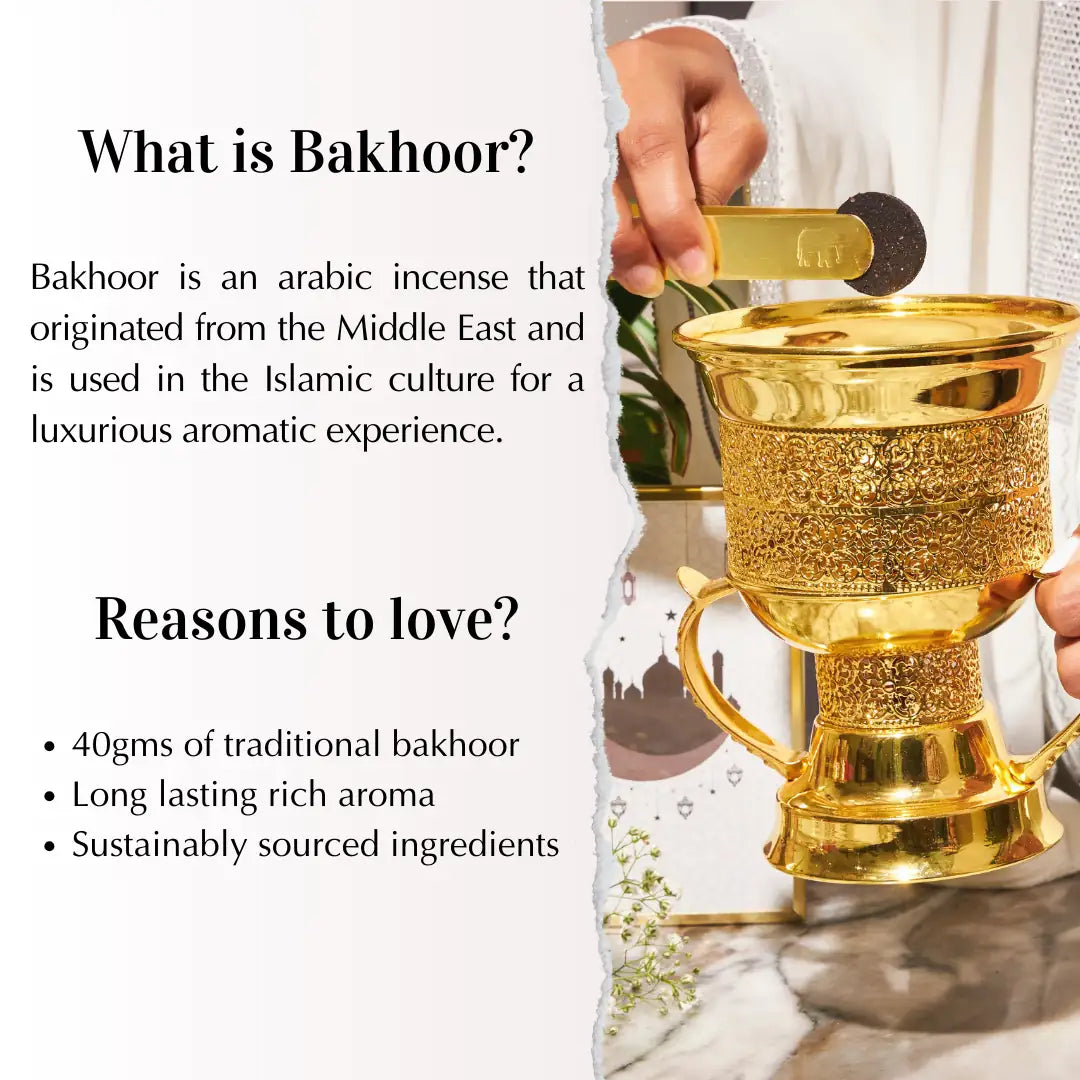 Authentic Arabic Incense From Middle East 40 Grams Maamoul Bakhoor Long Lasting White Oud Bakhoor Premium Quality US