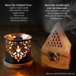 Burn Dukhni Oud Bakhoor On Dukhni Smokeless Bakhoor Burner Or Charcoal Electric Burner US