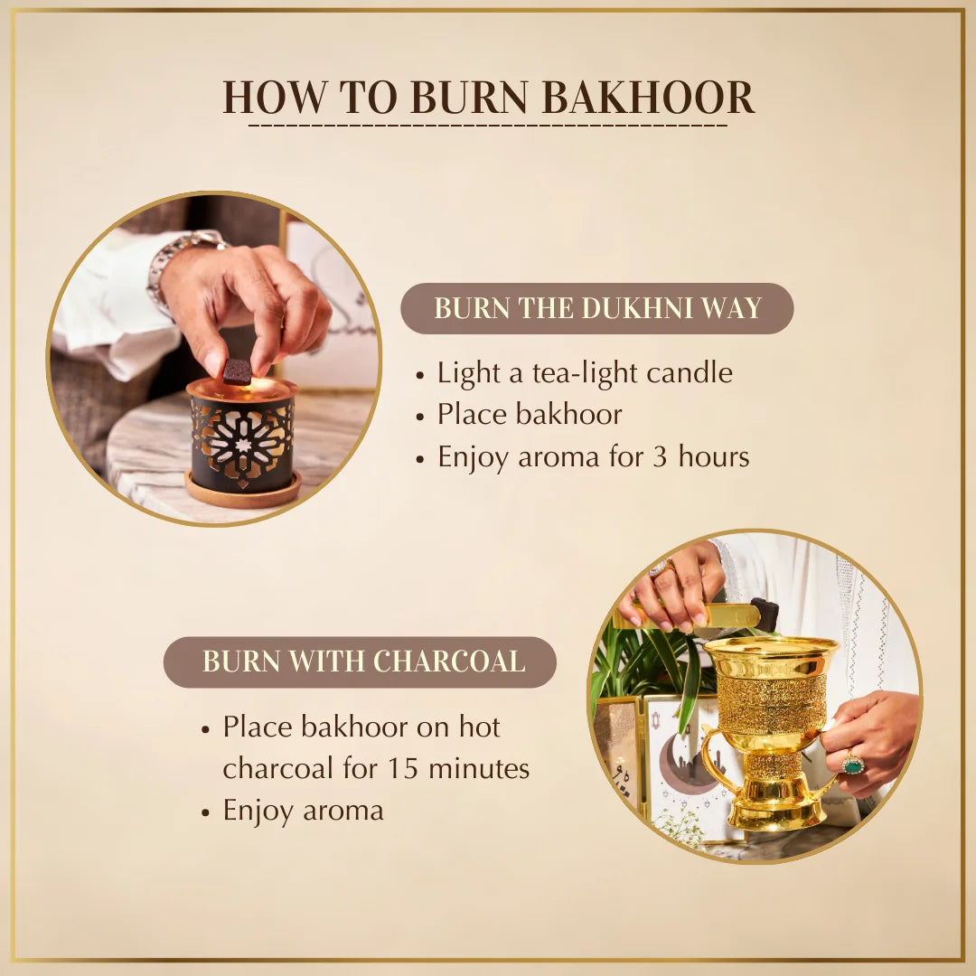 Burn Dukhni Premium Oud Bakhoor On Dukhni Smokeless Burner Non Toxic Smoke Free Or Charcoal US