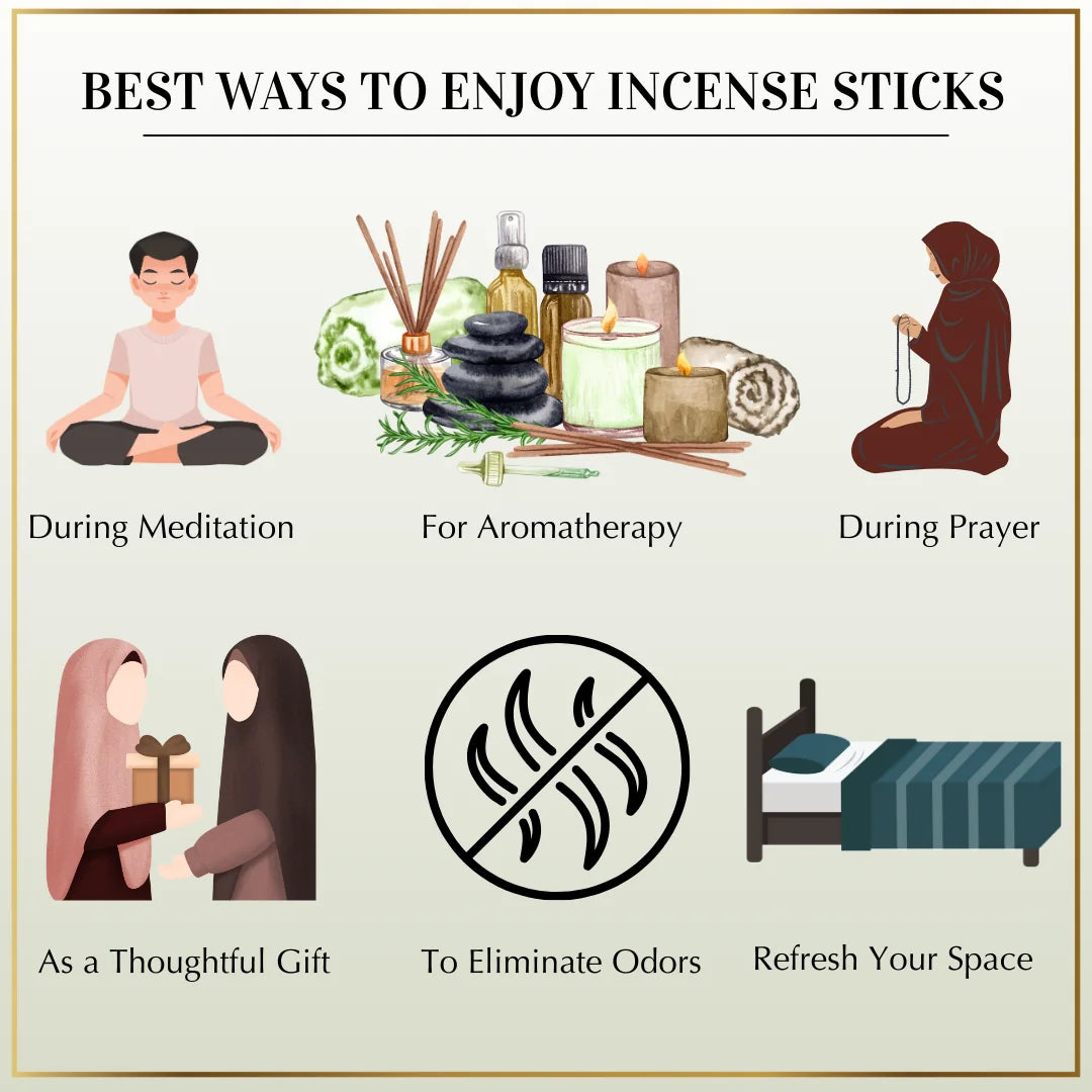 Islamic incense sticks for home scenting long lasting fragrance for home luxurious grounding scent