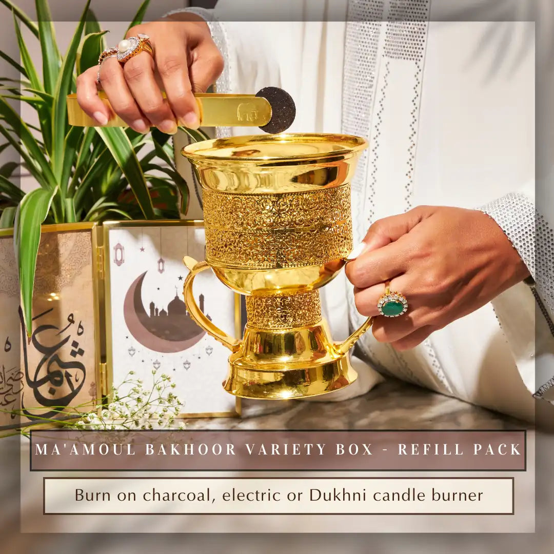 Burn Maamoul Bakhoor On Dukhni Smokeless Burner Or On Charcoal Electric Burner US