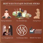 Burn Premium Incense Sticks Gift Set For Relaxation Aromatheraphy Prayer Gift US