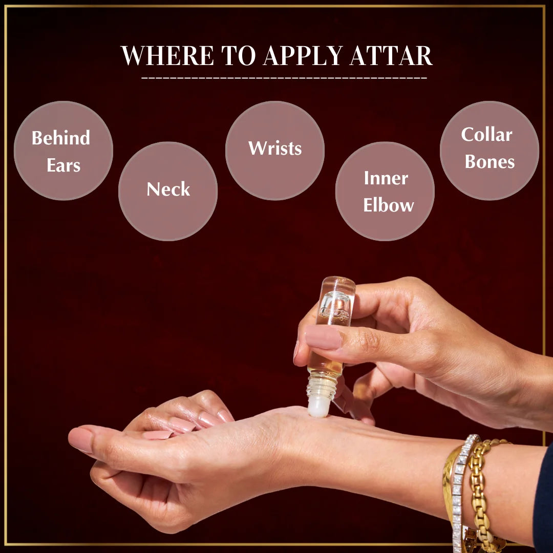 Dukhni Arabic Attars In Luxury Attar Set Apply On Wrist Neck Inner Elbow Collar Bone Long Lasting Fragrance US