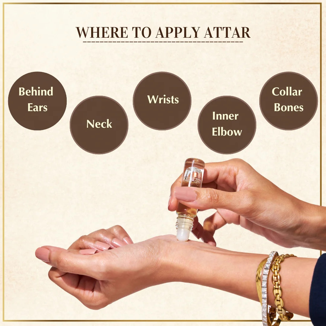 Dukhni Authentic Arabic Attars Apply On Wrist Neck Inner Elbow Collar Bone For Long Lasting Fragrance US