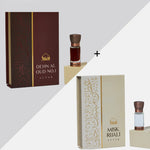 Dukhni Dehn Al Oud And Misk Rijali Attar Oil Non Alcoholic Arabic Attar Combo US
