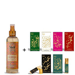 Dukhni Luxury Attar Oil Set And Oud Al Ibtisam Room And Linen Spray Combo US