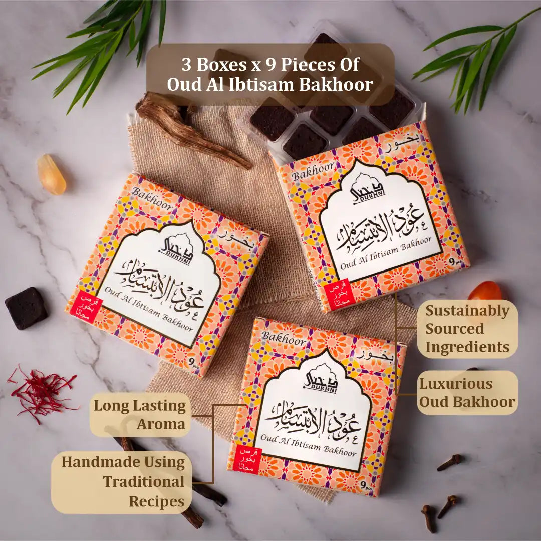 Long lasting arabic incense for home
