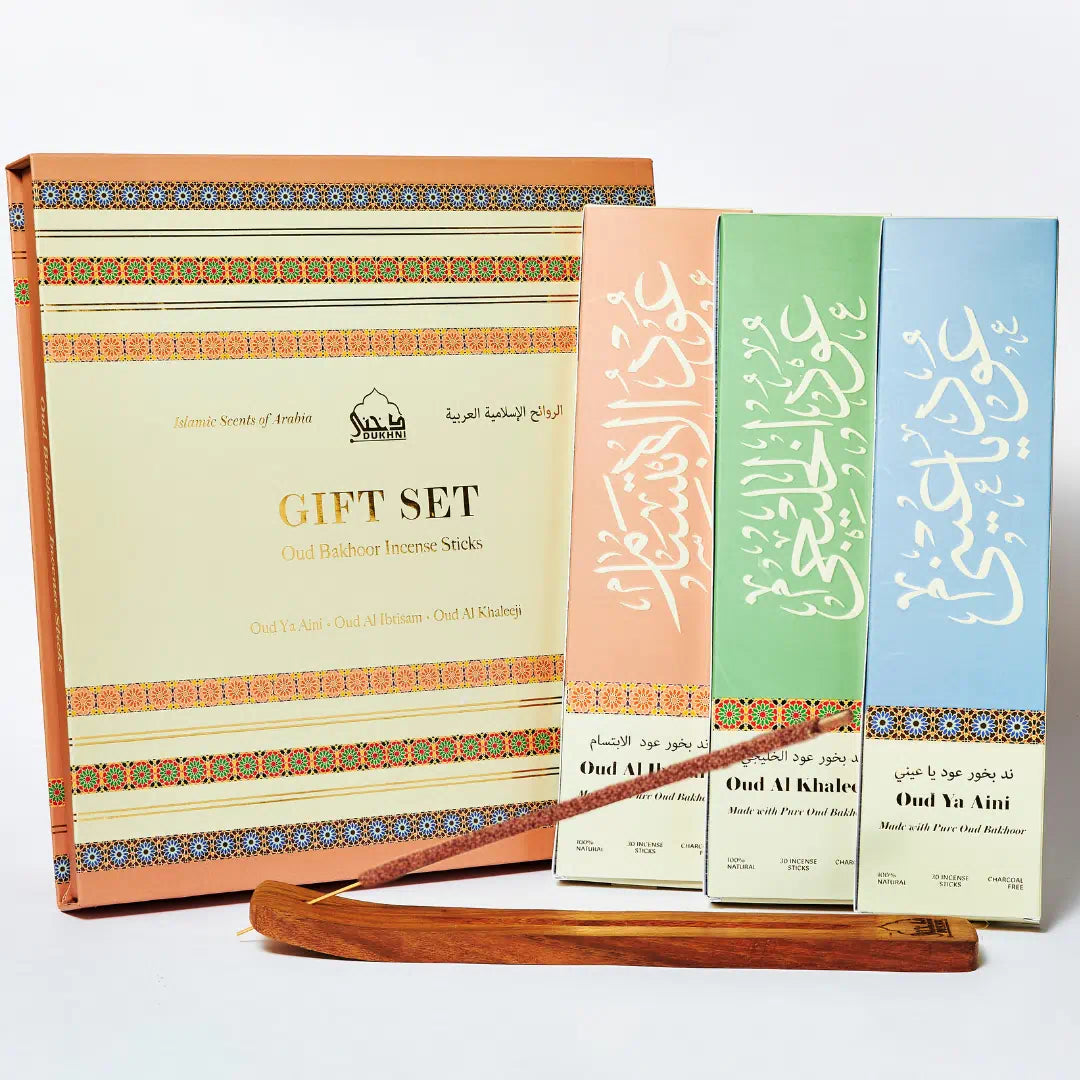 Premium Oud Bakhoor Sticks Gift Set | Oudh Incense for Home