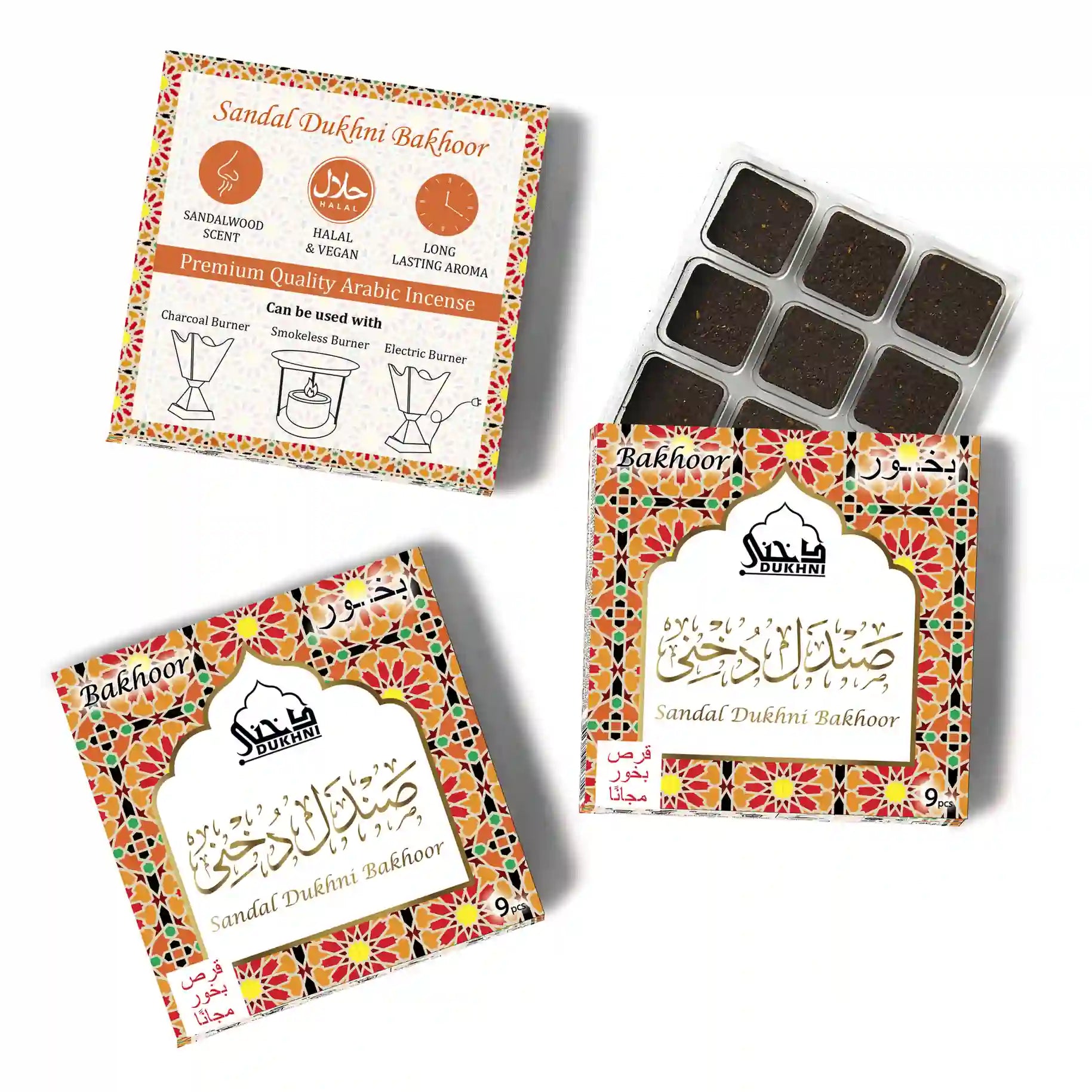 Bakhor 3 trays for home fragrance