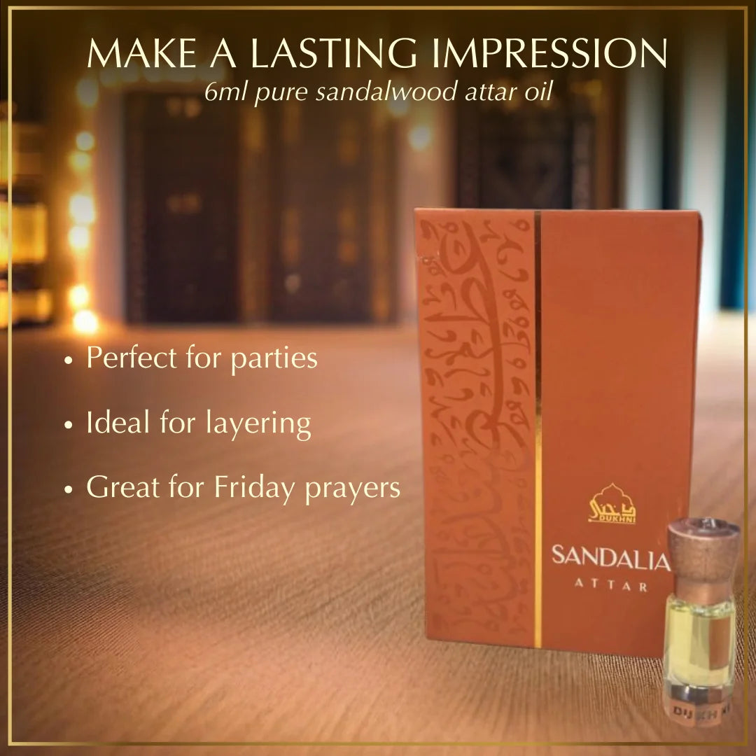 Sandalwood attar oil for parties