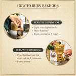 Easy To Burn Premium Ma'amoul Bakhoor On Dukhni Smokeless Burner Non Toxic Smoke Free Or Charcoal US