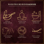 Enhance Prayer Time Eliminate Bad Odours Scent Your Clothes And Hair Meditate With Oud Bakhoor And Burner US