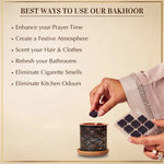 Enhance Prayer Time Eliminate Bad Odours Scent Your Clothes And Hair With Oud Bakhoor Variety Box And Burner US
