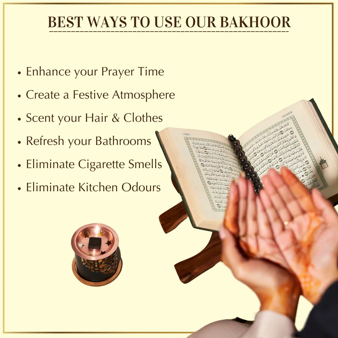 Enhance Prayer Time Eliminate Bad Odours Scent Your Clothes And Hair With Oud Bakhoor Variety Box And Burner US