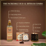 Get 20 Oud Bakhoor Pieces With Smokeless Burner And 250ml Mist Spray In This Combo US