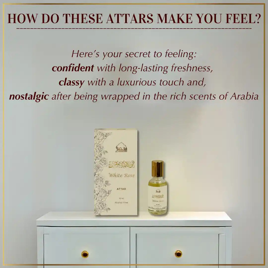 How Dukhni White Rose Attar Make You Feel US