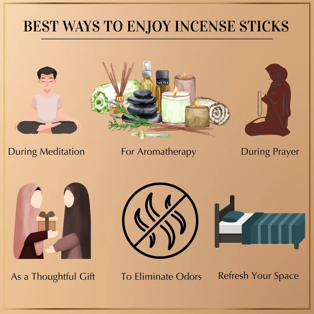 fragrances for meditation bakhour scents arabic incense rolled sticks for home prayer and gifting