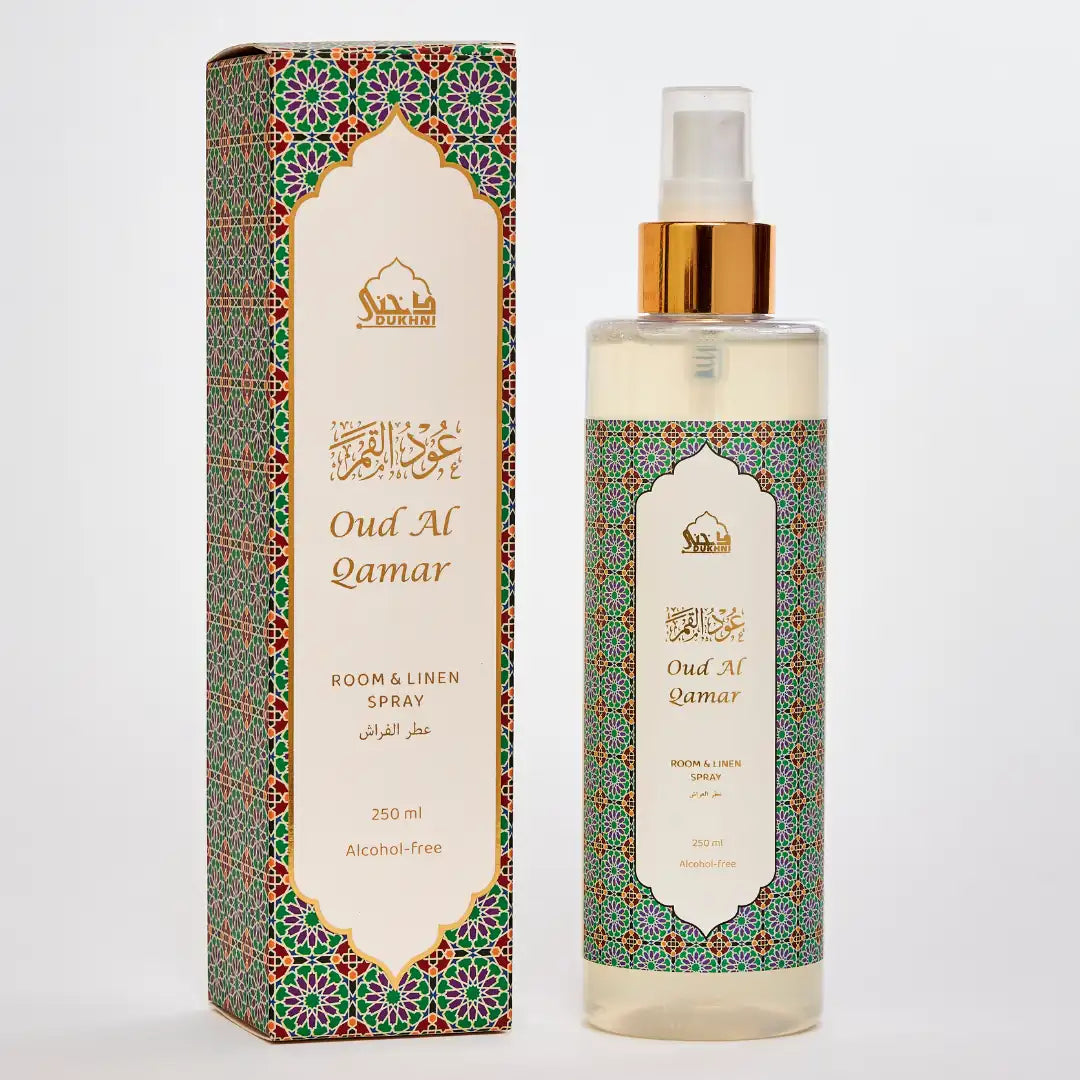 Oud Al Qamar Mist Spray | Room & linen oud freshener spray – Dukhni ...