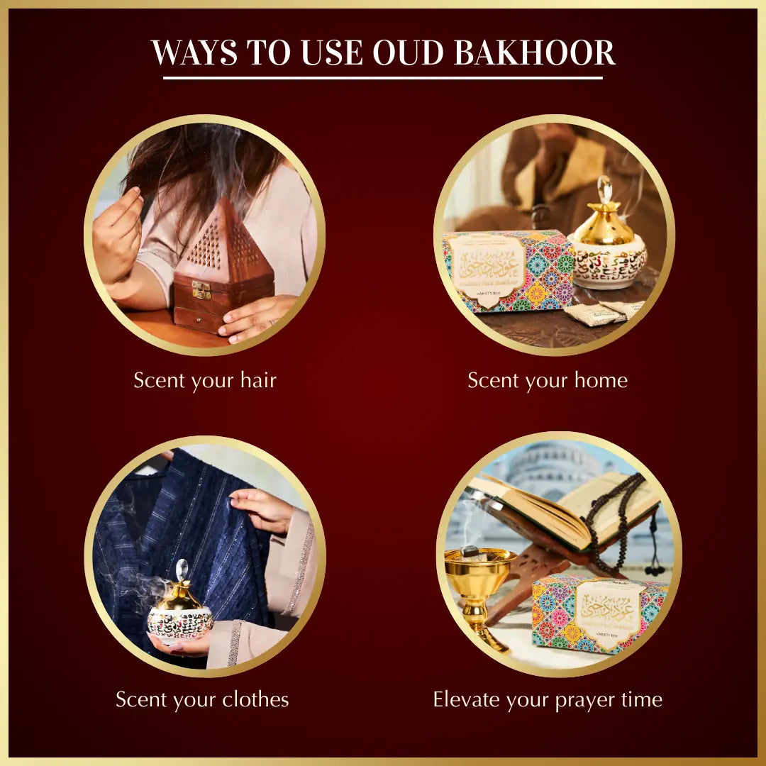 ways to use oud bakhoor