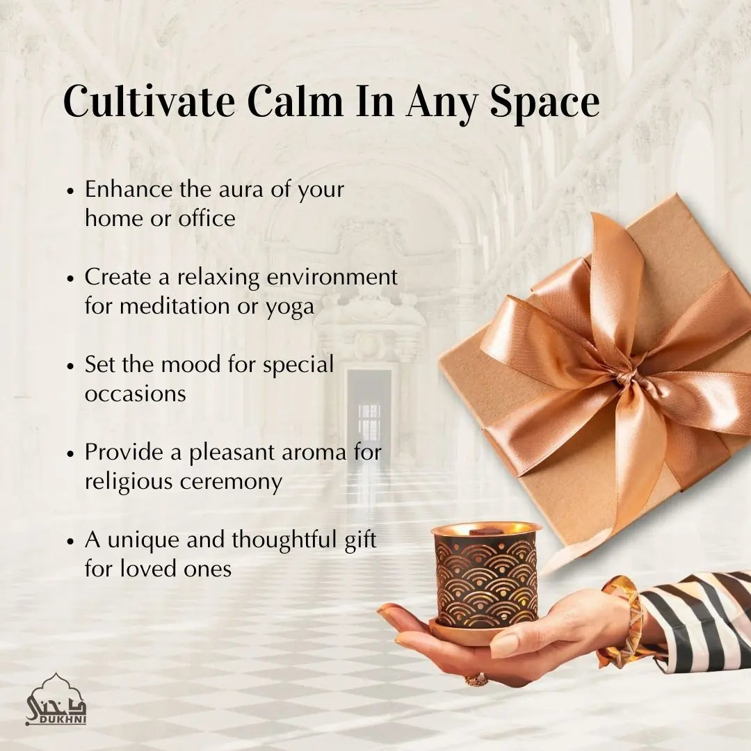 Oud Aini Ibtisam Khaleeji Enhance Home Meditate Ramadan Eid Gifts Arabic Incense Smokeless Burner US