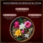 Oud Al Ibtisam Rose Bergamot Geranium Oud Muattar Bakhoor Infuse Your Space With Floral Scent Of Bakhoor Woodchips US