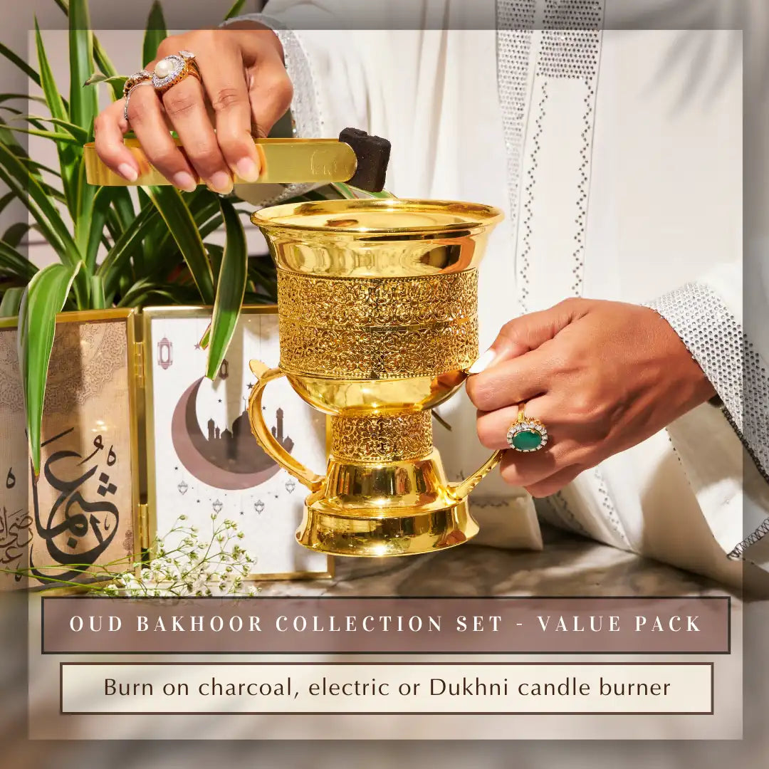 Oud Bakhoor Collection Set Pure Natural Halal Cruelty Free Vegan Bakhoor To Burn On Charcoal Electric Burner US