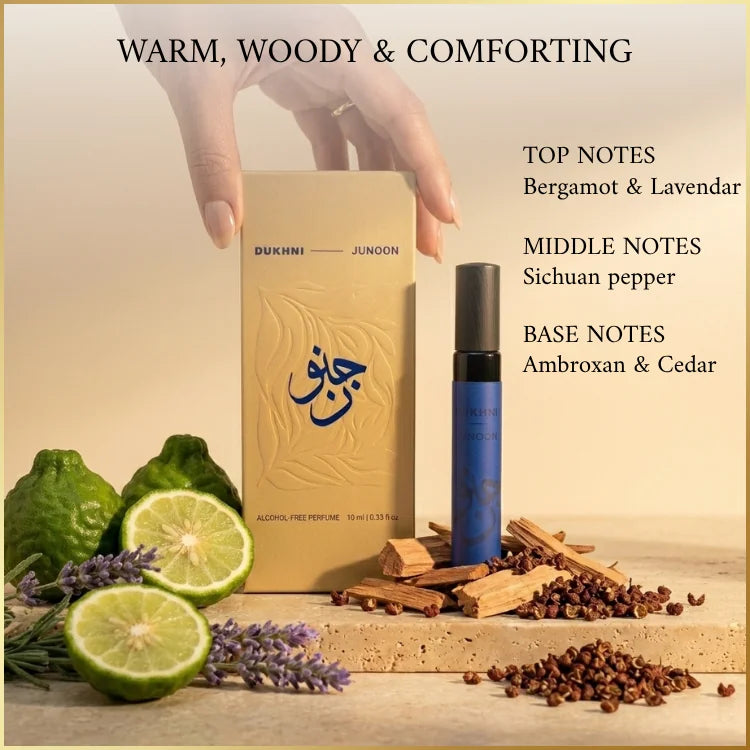 Junoon | 10 ml | Non-Alcoholic Perfume Spray