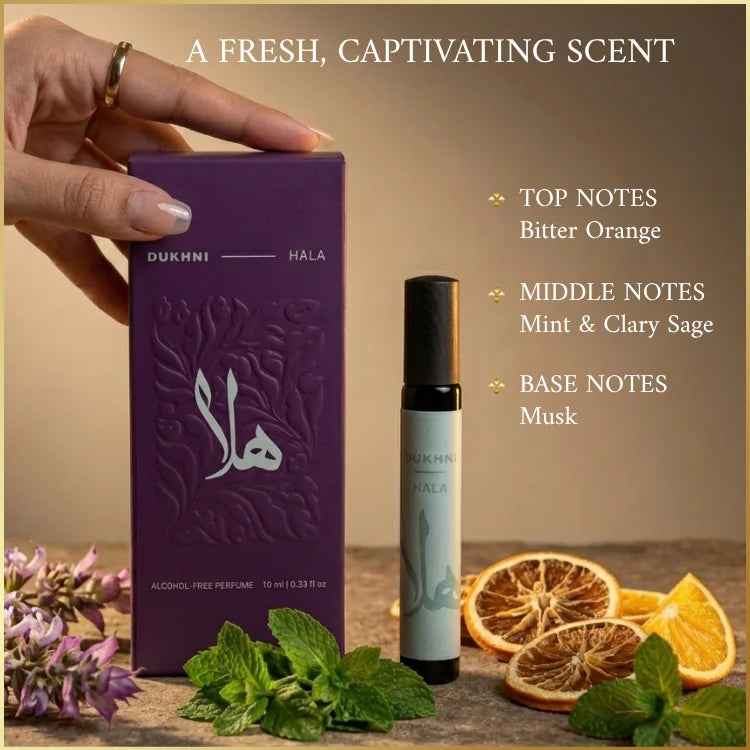 Hala | 10 ml | Non-Alcoholic Perfume Spray