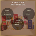 Scent Description Floral Fruity Woody Scents In Dukhni Premiere Attar Set Perfect Gift For Eid US