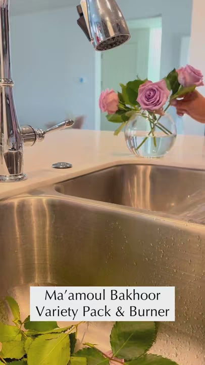 Dukhni Maamoul Bakhoor Variety Box with smokeless burner US